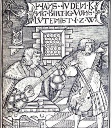 Judenkünig, Hans Komponist Portrait Bild Judenkünig, Hans Komponist Portrait Bild