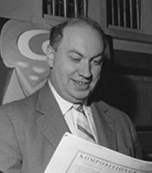 Heiller, Anton Komponist Portrait Bild � by �sterreichischer Kunstsenat - kunstsenat.at