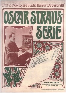 Straus, Oscar Komponist Portrait Bild 