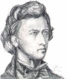 Chopin, Frederic Komponist Portrait Bild 