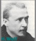 Wolf, Hugo Komponist Portrait Bild 